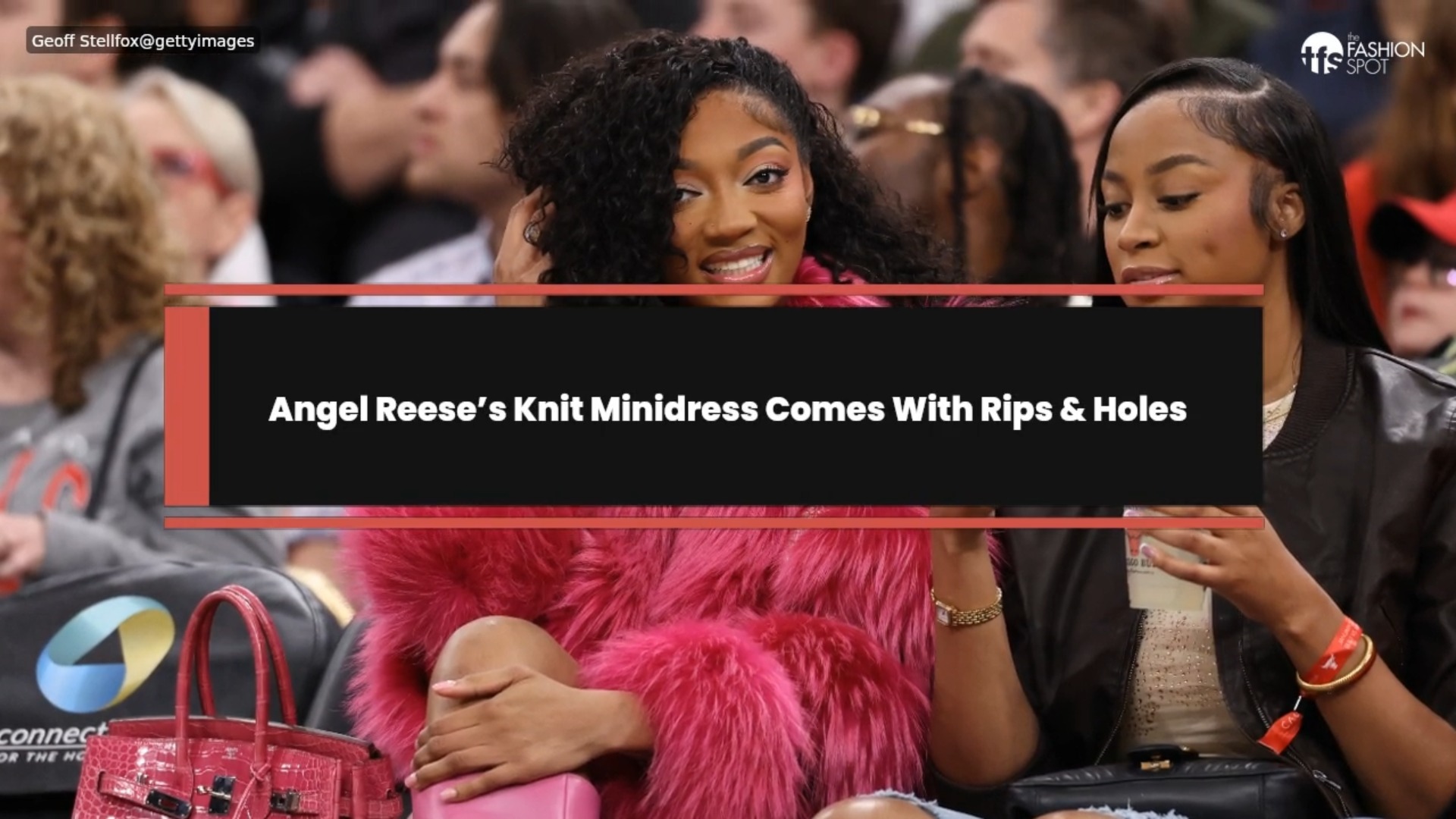 Angel Reese’s Knit Minidress Comes With Rips & Holes
