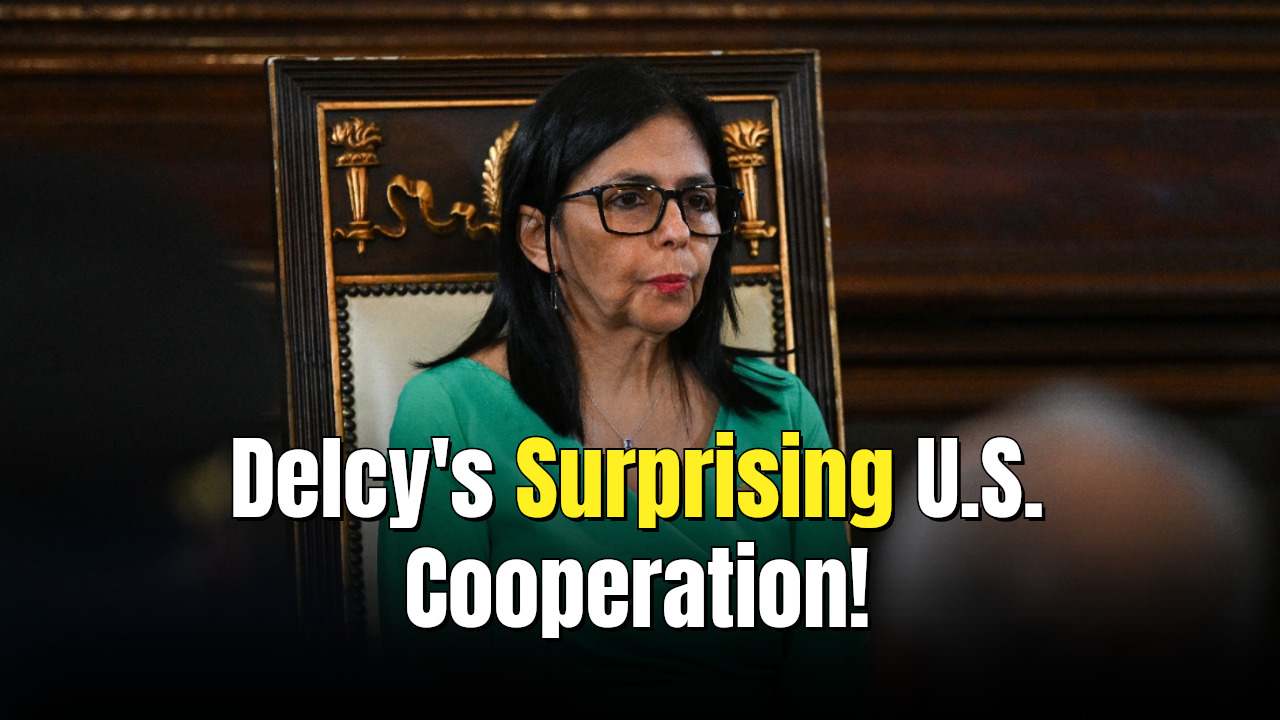 Delcy Rodriguez Issues Statement Of Cooperation With USA Following Maduro Raid