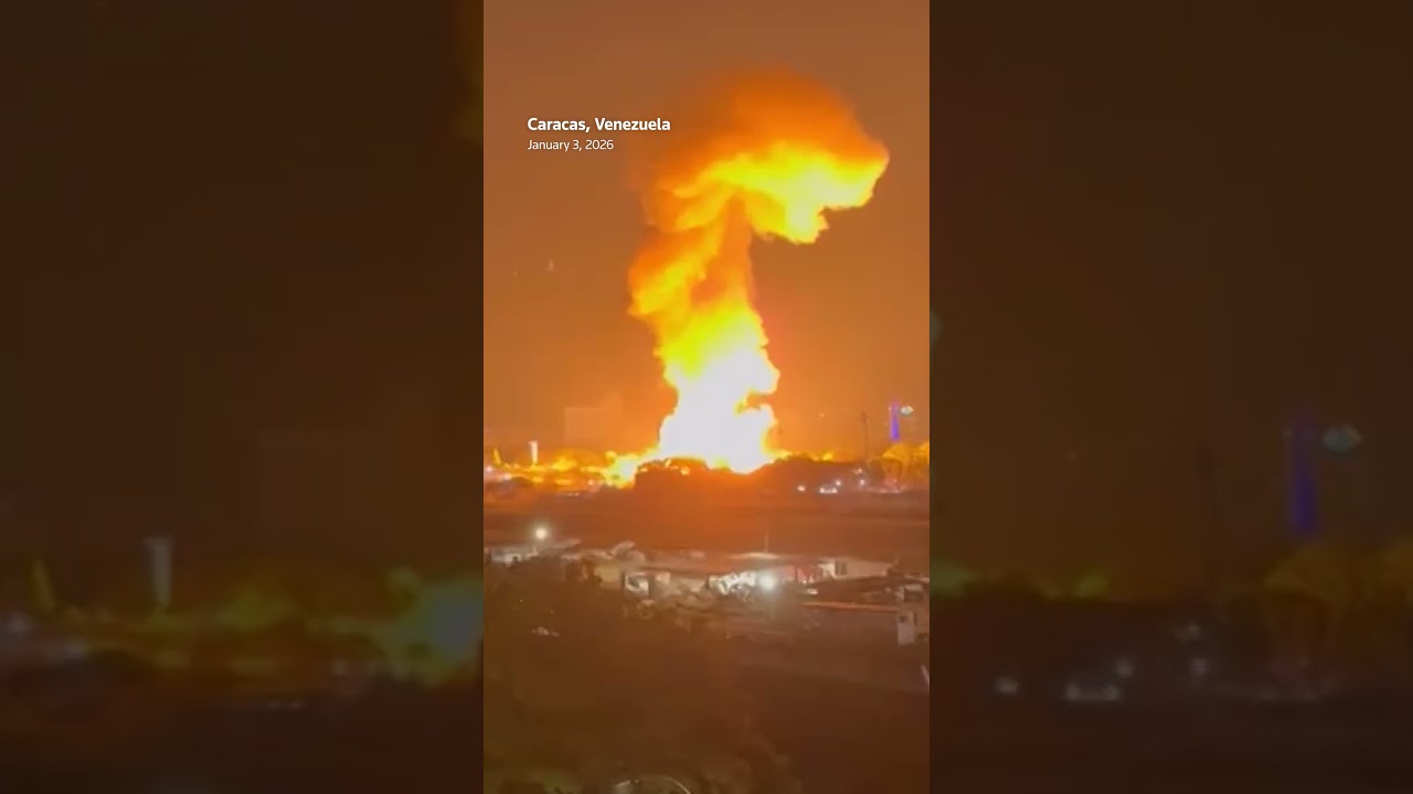 Helicopters fly over Caracas