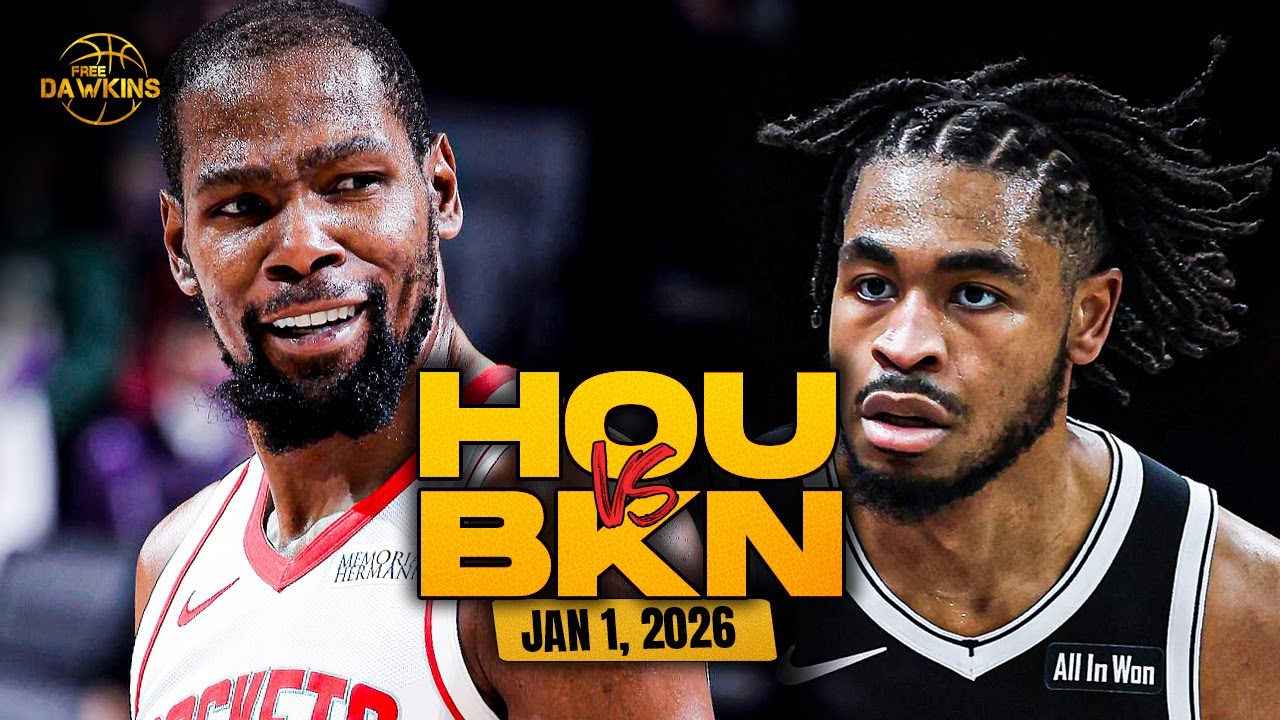 Houston Rockets vs Brooklyn Nets Full Game Highlights | Jan 1, 2026 | FreeDawkins