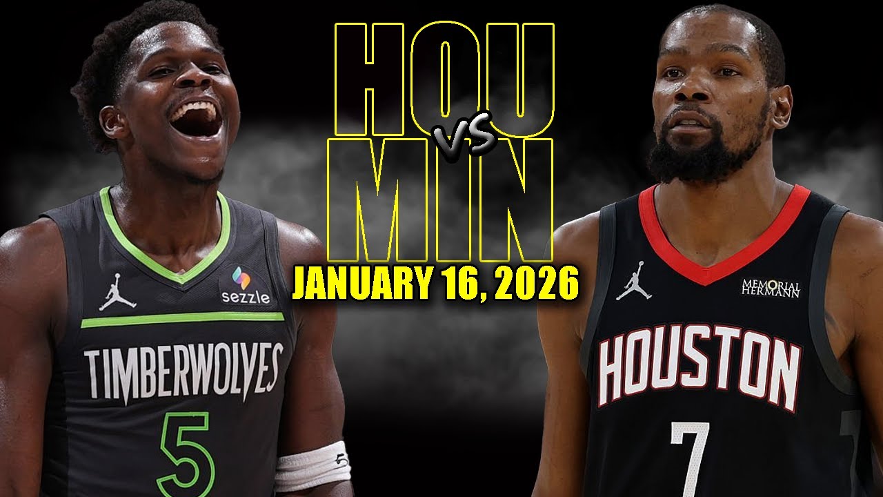 Houston Rockets vs Minnesota Timberwolves Full Game Highlights – January 16, 2026 | NBA Season
