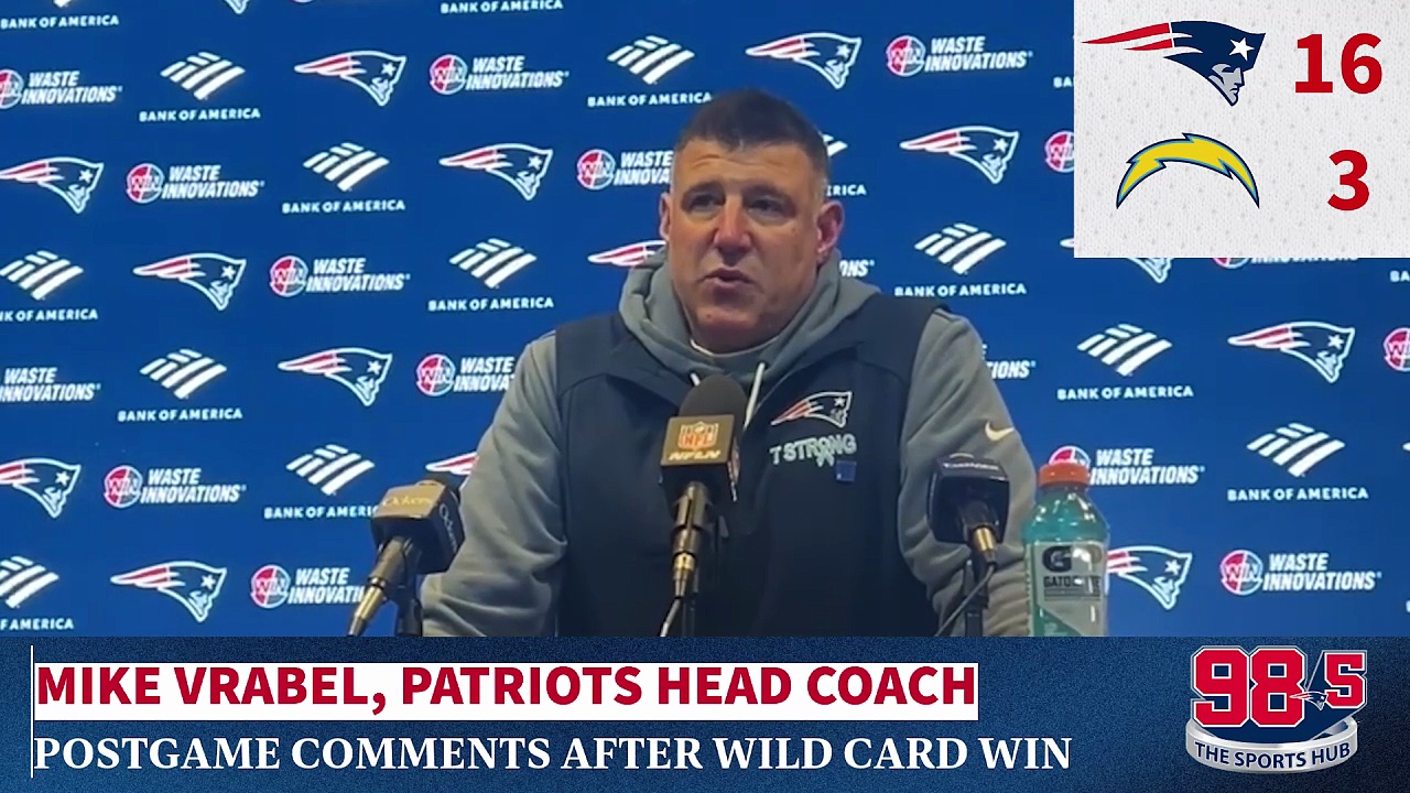 Mike Vrabel postgame comments after Wild Card win