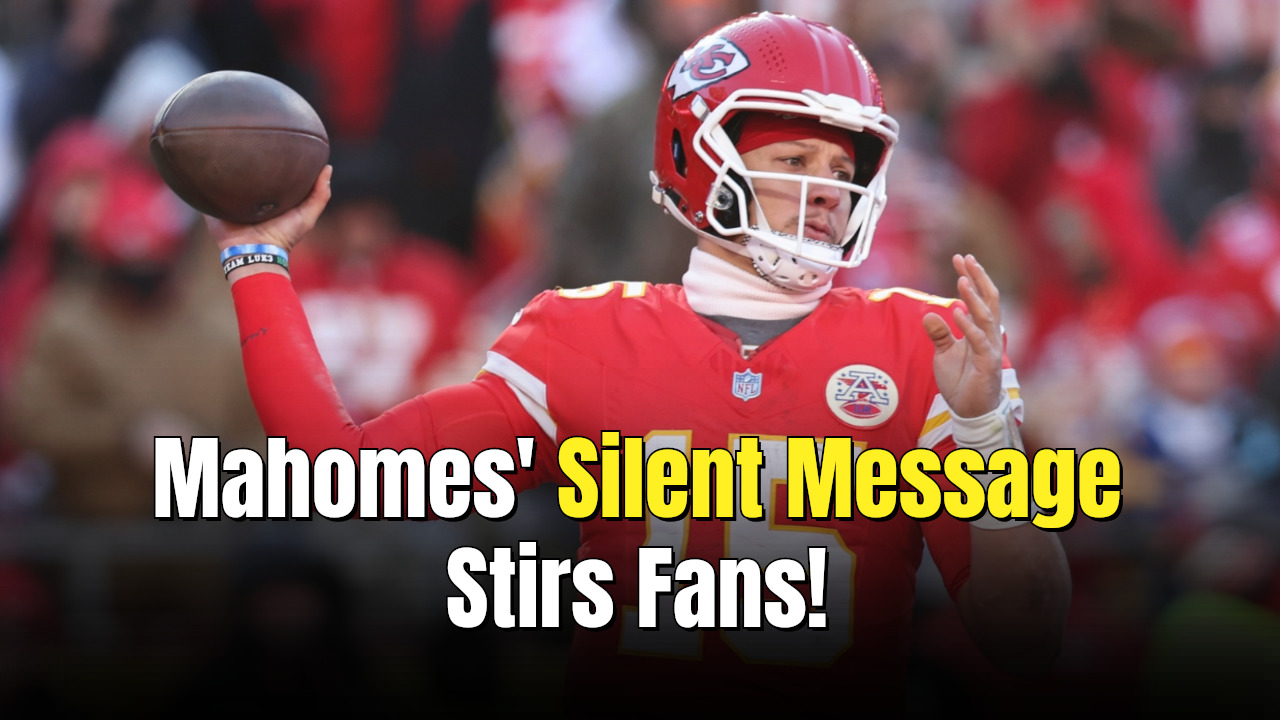 Patrick Mahomes Raises Eyebrows After Sharing Cryptic Photo Showing Him Leaving the Field