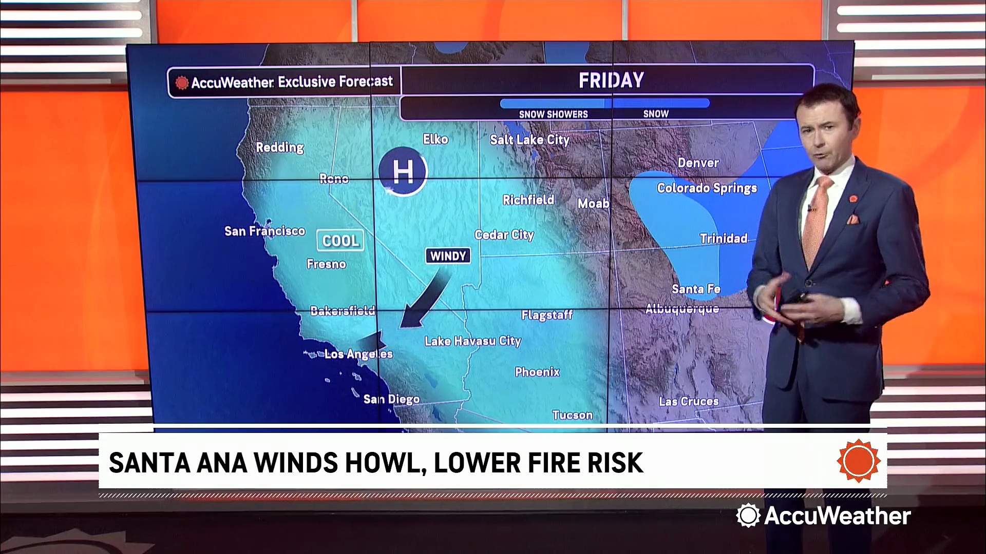 Santa Ana winds kick up in California after incredibly rainy start to winter