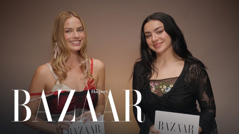 Margot Robbie & Charli xcx Test Their Friendship | All About Me | Harper’s BAZAAR