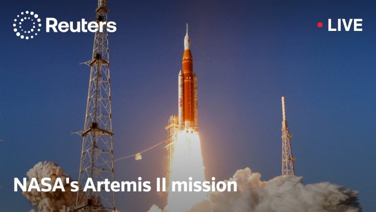 LIVE: NASA’s first crewed moon mission in half century
