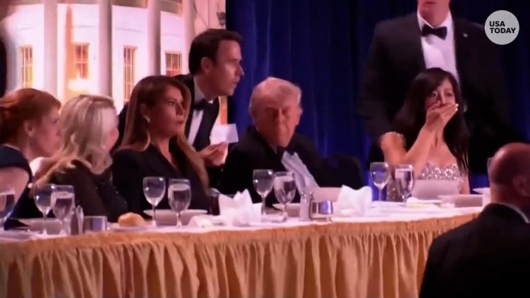 Trump rushed off stage amid White House Correspondents’ Dinner shooting, guests take cover