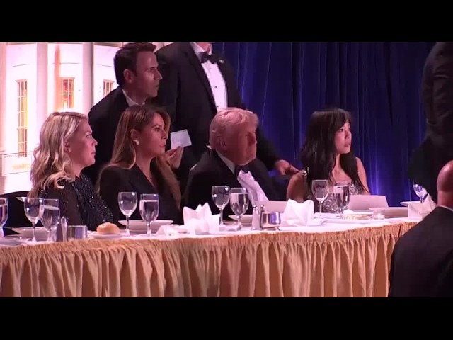 Video compilation shows what unfolded at press dinner shooting