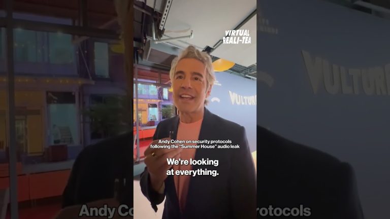 Andy Cohen on Summer House reunion audio leaks & security protocols | Virtual Reali-Tea #shorts