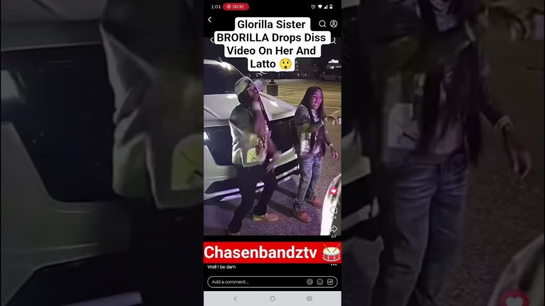 Glorilla Sister BRORILLA Drops Diss Video!! 😲#glorilla #brorilla #celebrities #disstrack