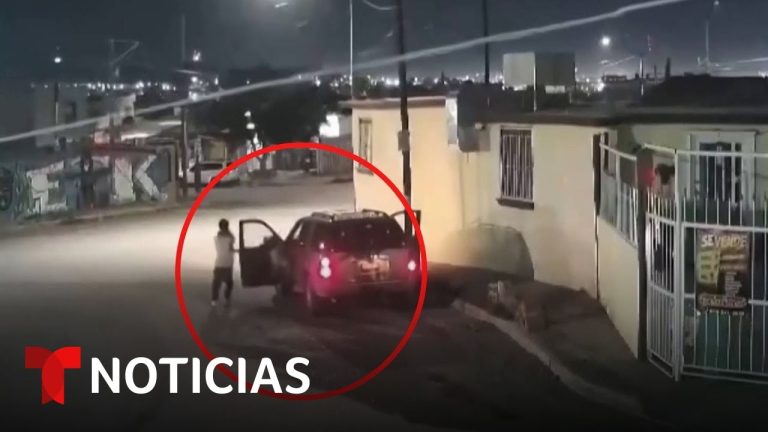 Graban robo de camioneta a una mujer a punta de cuchillo en Ciudad Juárez | Noticias Telemundo