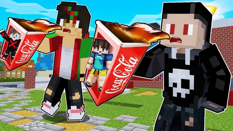 Hide Inside COCA-COLA to Prank My Friends  in Minecraft (Tagalog)