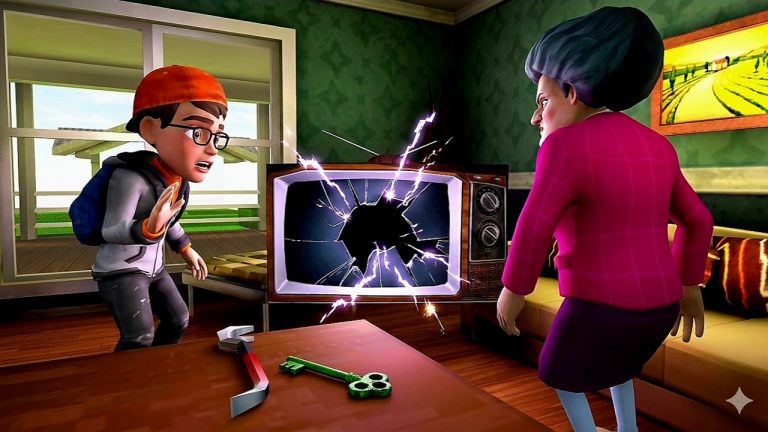 How to Prank the TV Room in Scary Teacher 3D New Update