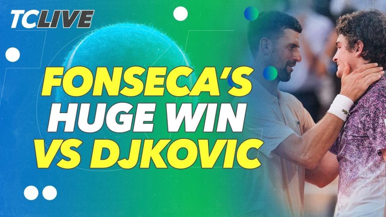 Joao Fonseca Upsets Novak Djokovic in Roland Garros Third Round | TC Live