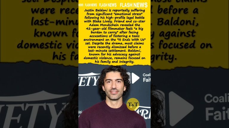 Justin Baldoni Breaks Down: The Heartbreaking Toll of Blake Lively War #celebritynews #hollywood