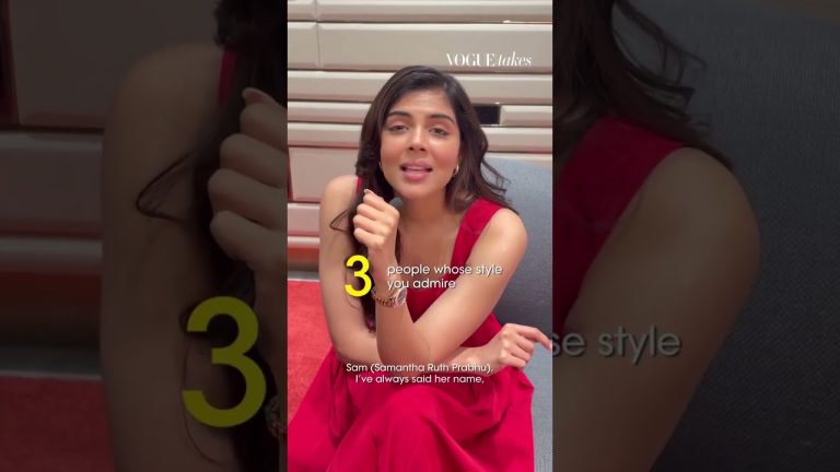 Kalyani Priyadarshan says Samantha Ruth Prabhu is her style inspiration | Vogue Takes