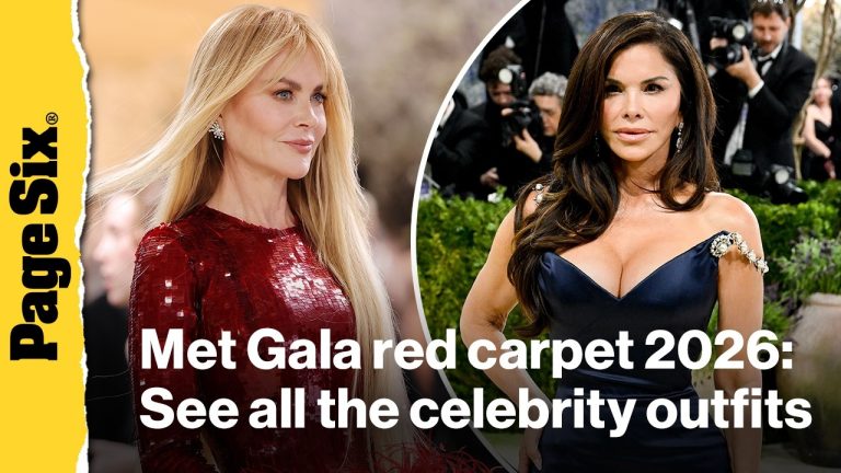 Live: See all the celebrities at The Met Gala 2026 – Nicole Kidman, Rosé, Venus Williams and more!