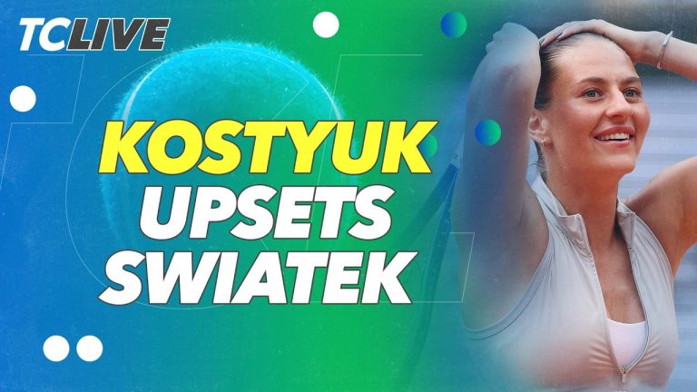 Marta Kosytuk Upsets Swiatek at Roland Garros to Remain Undefeated on Clay in 2026 | TC Live