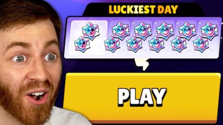 My New Luckiest Day of All Time in Brawl Stars! (crazy pulls)