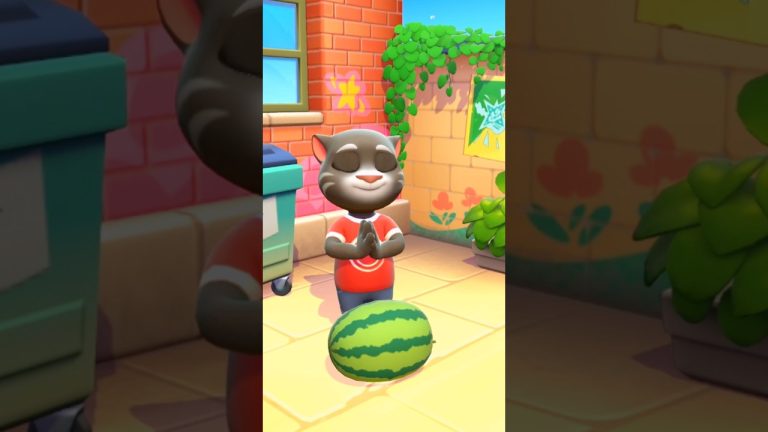 OMG Tom Ghost My Talking Tom 2 🤯 #shorts #tom #animation #cartoon #viral #cat #trend1