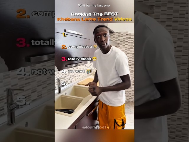 Ranking The Best Khabane Lame Trend Videos #shorts