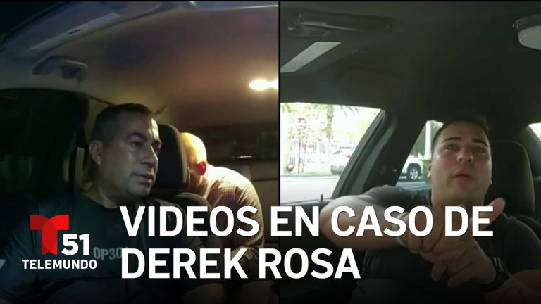 Revelan nuevas imágenes de entrevistas clave en caso de Derek Rosa