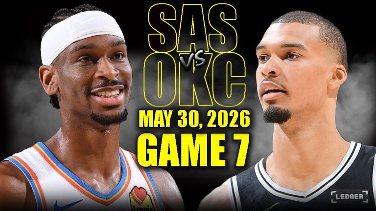 San Antonio Spurs vs Oklahoma City Thunder Full Game 7 Highlights – May 30, 2026 | NBA WCF