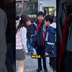 🤗😭She pretends to be a student to prank his brother…