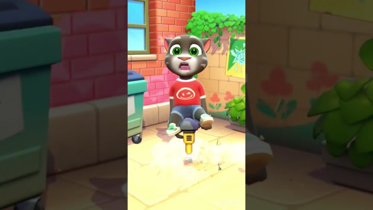 Tom is too Excited #funnycartoon #cartoonparody #nitendo #talkingtom#usa #usarmy