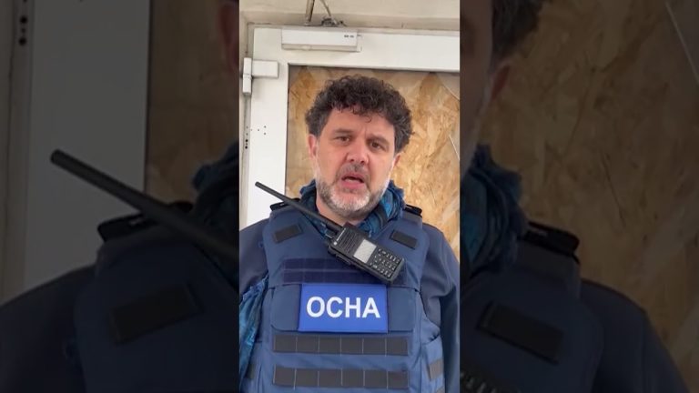 UN releases footage of aid convoy hit by drone attack in Ukraine