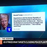 US Strikes Iran Targets as Trump Hails Progress on Talks