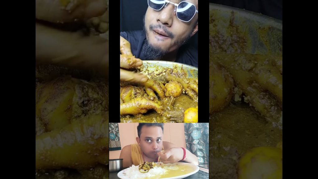 ASMR: EATING SPICY MUTTON CURRY🔥 BASMATI RICE || #shorts #mukbangn#asmreating #mukbangasmr #asmr
