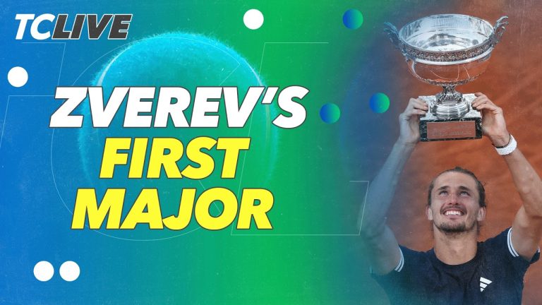 Alexander Zverev becomes a Grand Slam Champion at Roland Garros | TC Live
