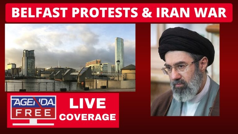 Belfast Protests & U.S. Launches New Strikes on Iran – LIVE Breaking News Coverage & War Updates