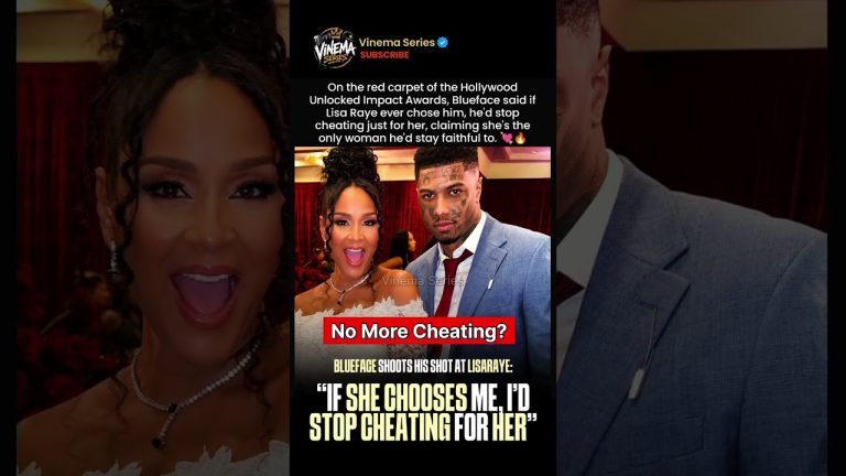 🚨😭 Blueface Says He’d Stop Cheating for LisaRaye at Hollywood Unlocked Awards