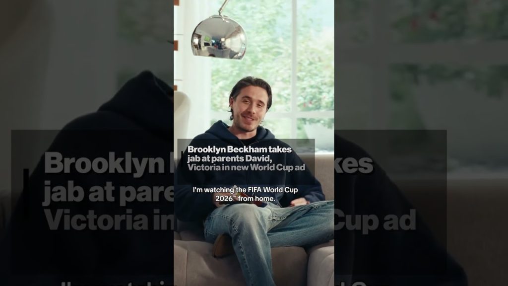 Brooklyn Beckham takes jab at parents David, Victoria in new World Cup ad #shorts