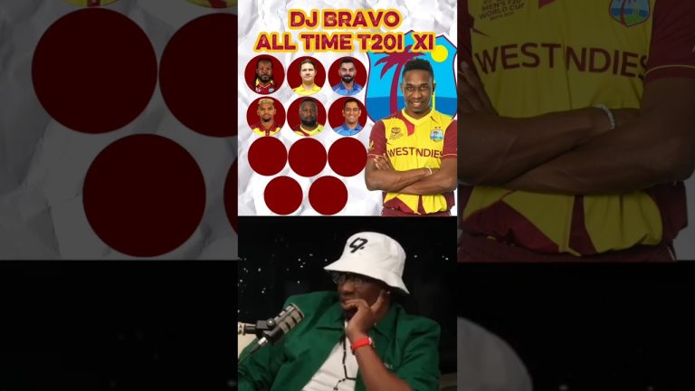 DJ Bravo Picks His All Time Ultimate T20I XI.💥🔥#djbravo #msdhoni #viratkohli #cricketshorts #viral