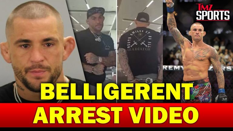 Dustin Poirier Belligerent During Airport Arrest, ‘I’ll Fight You Right Now’ | TMZ Sports