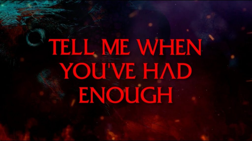 Evanescence – Tell Me When You’ve Had Enough (Official Visualizer)