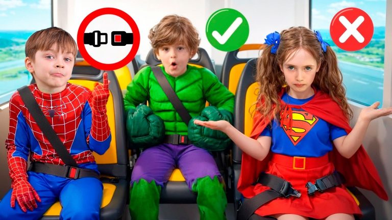 Kids Turn Into Superheroes in the Superhero Bus Adventures