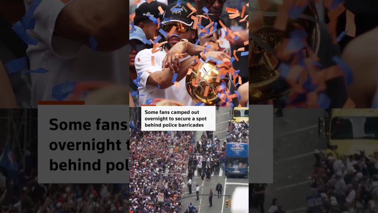 Knicks fans flood New York for massive championship parade