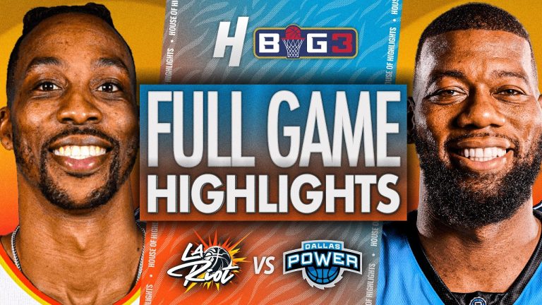 LA Riot vs Dallas Power – FULL GAME HIGHLIGHTS 🔥 BIG3 Basketball 2026