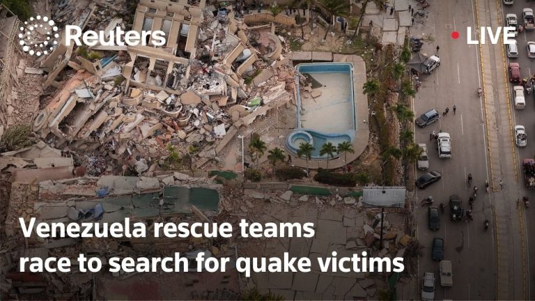 LIVE: Rescuers search for victims of Venezuela earthquakes
