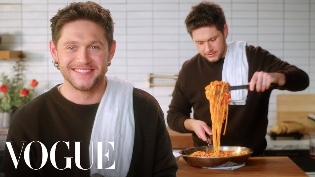 Niall Horan Cooks ‘Dad’s’ Pasta Dinner | Now Serving | Vogue