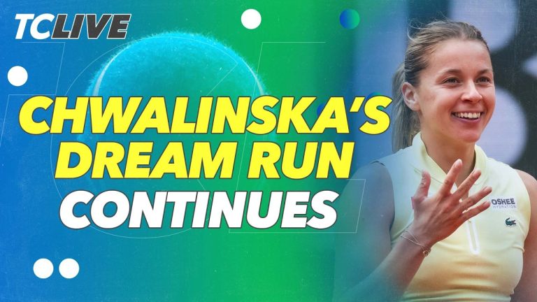 Qualifier Maja Chwalinska Reaches Roland Garros Semifinals | TC Live