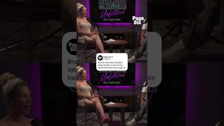 “RHOBH” alum Brandi Glanville shared that she has been diagnosed with a benign facial tumor #shorts