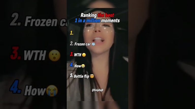 Ranking the best 1 in a million moments