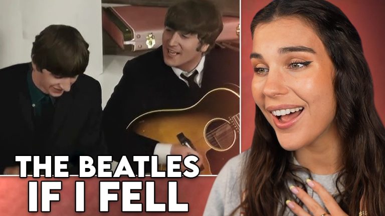 SUCH BEAUTIFUL MUSIC!!! First Time Reaction to The Beatles – “If I Fell”