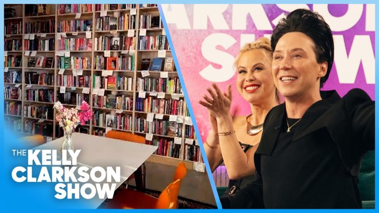 Tara Lipinski & Johnny Weir Meet Two Friends Running Nonprofit Bookstore