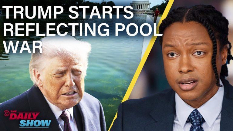 Trump Tries to Catch Reflecting Pool “Vandals” & Miami Gets a Scottish Takeover | The Daily Show